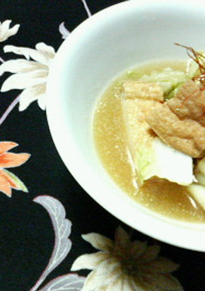 ホッっとする✿白菜と❀厚揚げの✿煮物-レシピのメイン写真