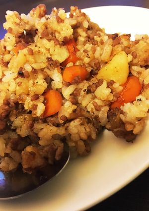 肉じゃがチャーハン-レシピのメイン写真