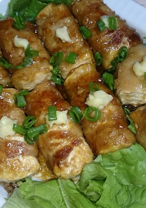 豆腐&豚肉ロール照り焼き-レシピのメイン写真