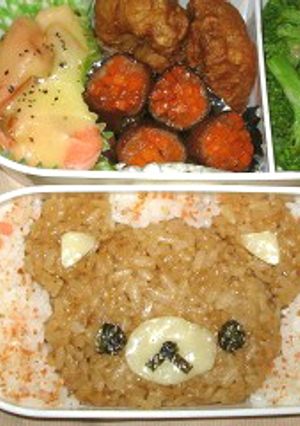 キャラ弁☆りらっくま弁当♪-レシピのメイン写真