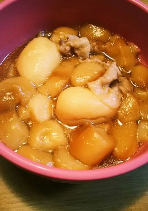 料理初心者用!超簡単★お麩と里芋の煮物-レシピのメイン写真