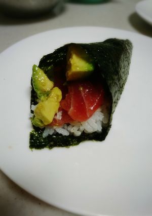 ポキ手巻き♪-レシピのメイン写真