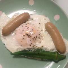 รูปของ やさいうまうま目玉焼き！'ω'