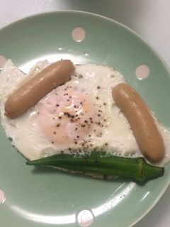 やさいうまうま目玉焼き!'ω'-レシピのメイン写真