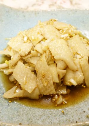 隠し味に柚子胡椒★さっぱり鶏皮ポン酢-レシピのメイン写真