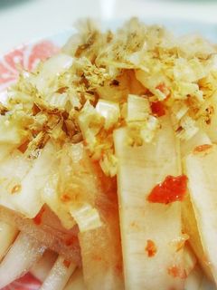 箸休めに袋で揉むだけ簡単大根の梅肉和え☆-レシピのメイン写真