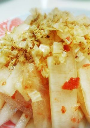 箸休めに袋で揉むだけ簡単大根の梅肉和え☆-レシピのメイン写真
