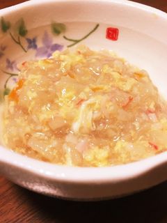 カニカマ雑炊(炊き込みご飯Ver.)-レシピのメイン写真