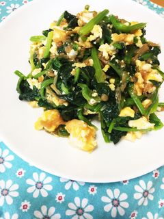 味付け不要☆ほうれん草なめたけ和え物-レシピのメイン写真