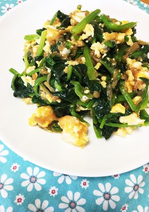 味付け不要☆ほうれん草なめたけ和え物-レシピのメイン写真