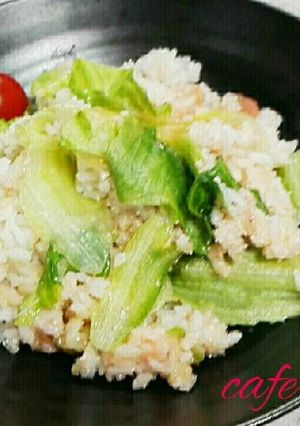 しゃきしゃきレタスと明太子のチャーハン-レシピのメイン写真