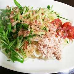サラダうどん-レシピのメイン写真