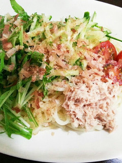 サラダうどん-レシピのメイン写真