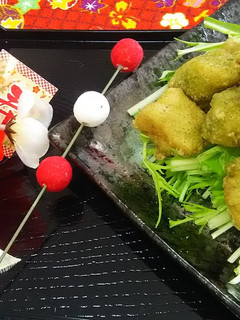 ささみでヘルシー☆コロコロ抹茶竜田揚げ♪-レシピのメイン写真