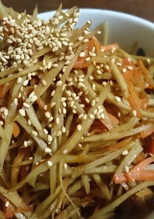 きんぴらごぼう-レシピのメイン写真