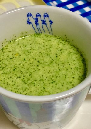 小豆菜(あずきな)のポタージュ-レシピのメイン写真