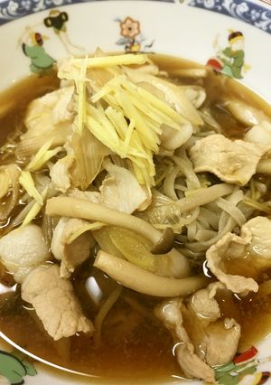 豚肉温そば-レシピのメイン写真