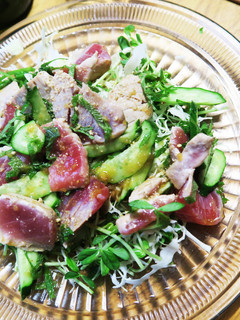 薬味たっぷり和風マグロサラダ-レシピのメイン写真