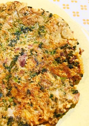 豚肉と大根の葉☆チーズ入りチヂミ-レシピのメイン写真