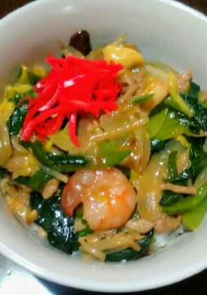 野菜タップリ！中華丼-レシピのメイン写真
