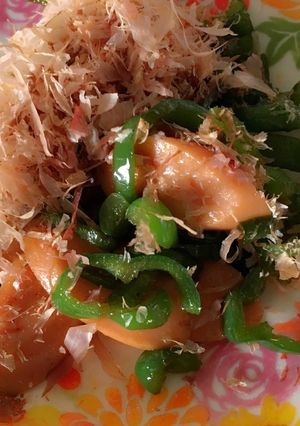 お魚ソーセージとピーマンの炒め物-レシピのメイン写真