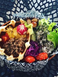 ワッフルボウルのお弁当-レシピのメイン写真