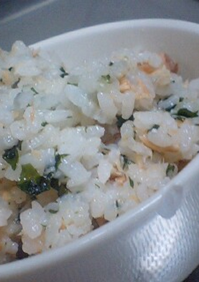 鮭とワカメのまぜまぜご飯-レシピのメイン写真
