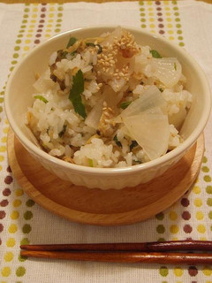 大根とあさりの炊き込みご飯-レシピのメイン写真