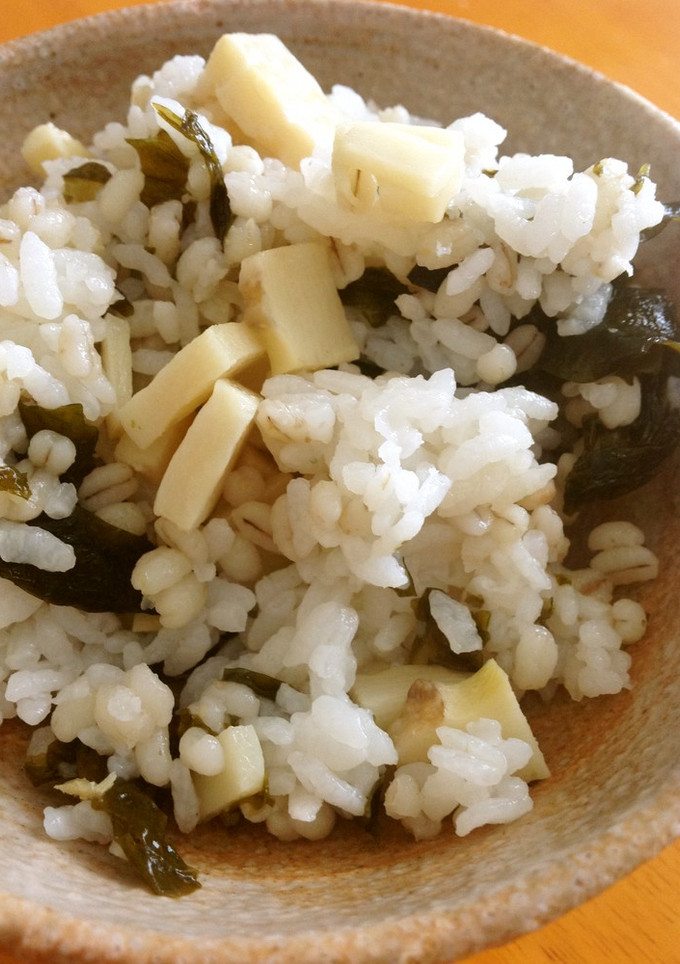 筍とワカメの炊き込みご飯-レシピのメイン写真