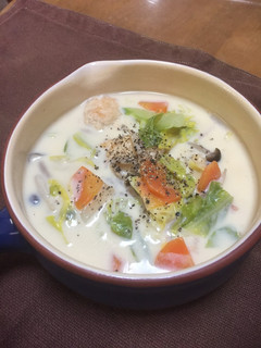 具だくさんの豆乳スープ★シチュー風-レシピのメイン写真