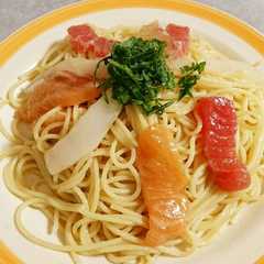 簡単!!お刺身de海鮮パスタ♡-レシピのメイン写真