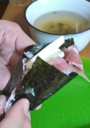 生ハムチーズ手巻き。-レシピのメイン写真