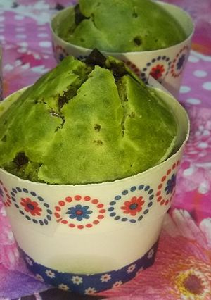 ごろごろチョコ入り♪抹茶のマフィン-レシピのメイン写真