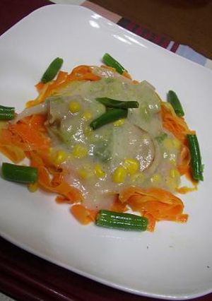 ホタテと白菜のミルク煮-レシピのメイン写真