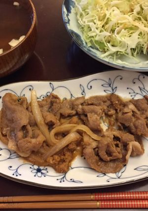 ノンオイルで焼く甘くない生姜焼き-レシピのメイン写真