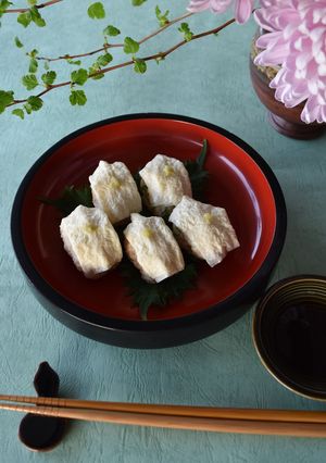 乾物で簡単！ゆばの握り寿司（精進料理）-レシピのメイン写真