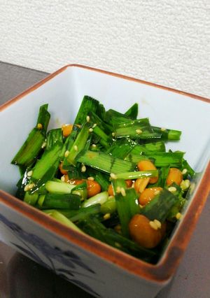 簡単＊おいしいニラ納豆-レシピのメイン写真