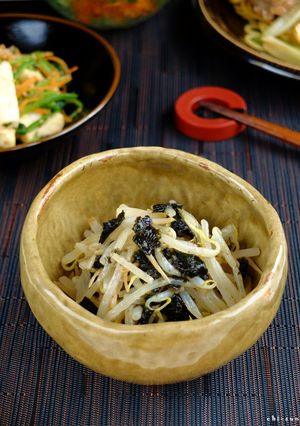 山葵爽やか☆もやしと味海苔の和ナムル！-レシピのメイン写真