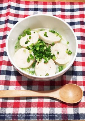 【主婦の賄い的ランチ】鶏白湯粥-レシピのメイン写真