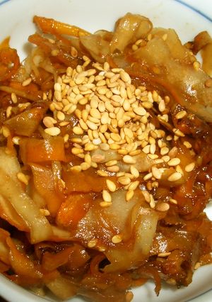 節約！大根とにんじんの皮のきんぴら-レシピのメイン写真