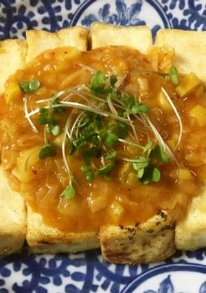 【ホシサン★キムチ鍋の素】揚げ出し豆腐風-レシピのメイン写真