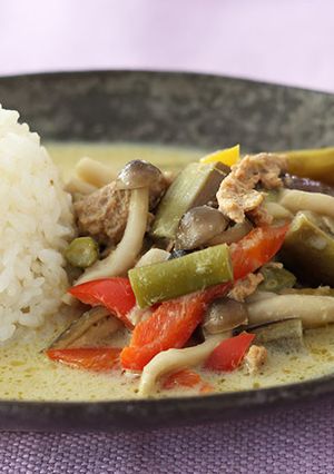 大豆のお肉のグリーンカレー-レシピのメイン写真