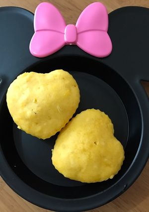 娘10ヵ月✩卵HM蒸し器不使用 蒸しパン-レシピのメイン写真