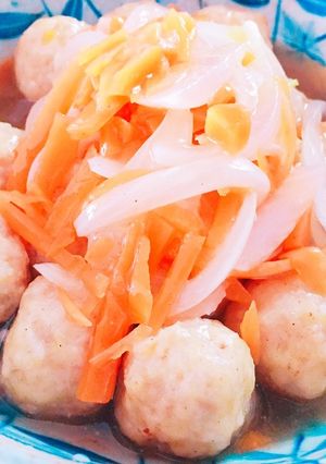簡単すぎ！！肉団子の和風あんかけ-レシピのメイン写真