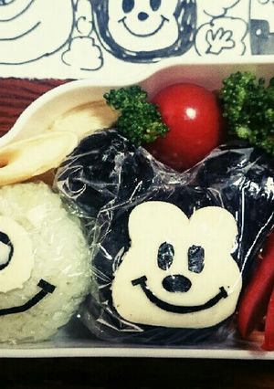 ディズニー キャラ弁 簡単 お弁当-レシピのメイン写真