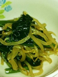 麺つゆでほうれん草ともやしのおひたし-レシピのメイン写真