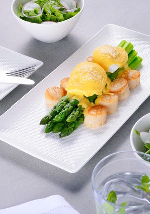 アスパラガスのオランデーズソースがけ-レシピのメイン写真