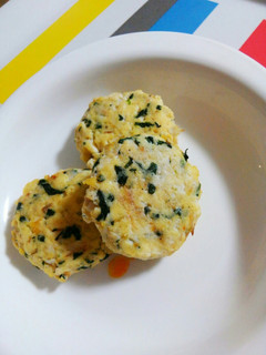 アジの干物豆腐ハンバーグ 離乳食完了~-レシピのメイン写真