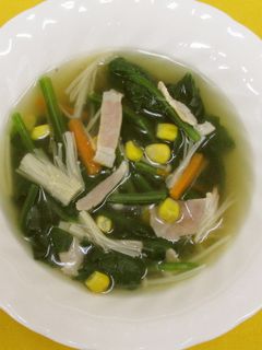 ほうれん草とえのきのスープ-レシピのメイン写真