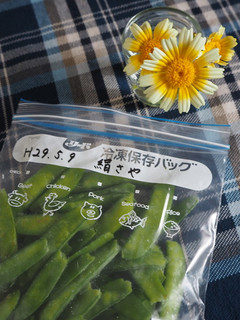 スナップえんどう、絹さやの冷凍保存方法-レシピのメイン写真